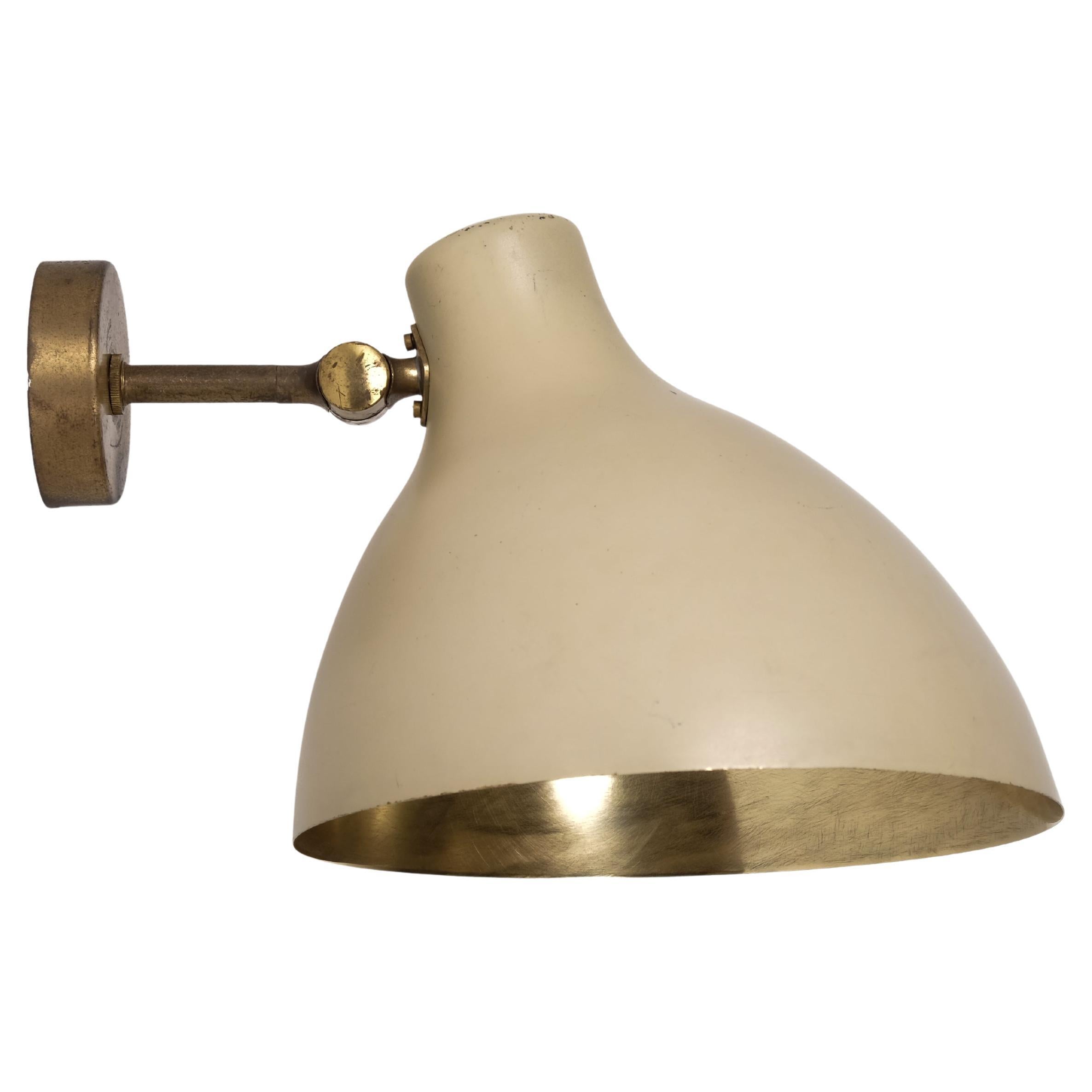 Swedish Modern Wall Lamp by ASEA, 1940s
