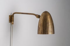 Swedish Modern wall lamp by Böhlmarks, Sweden, 1940s