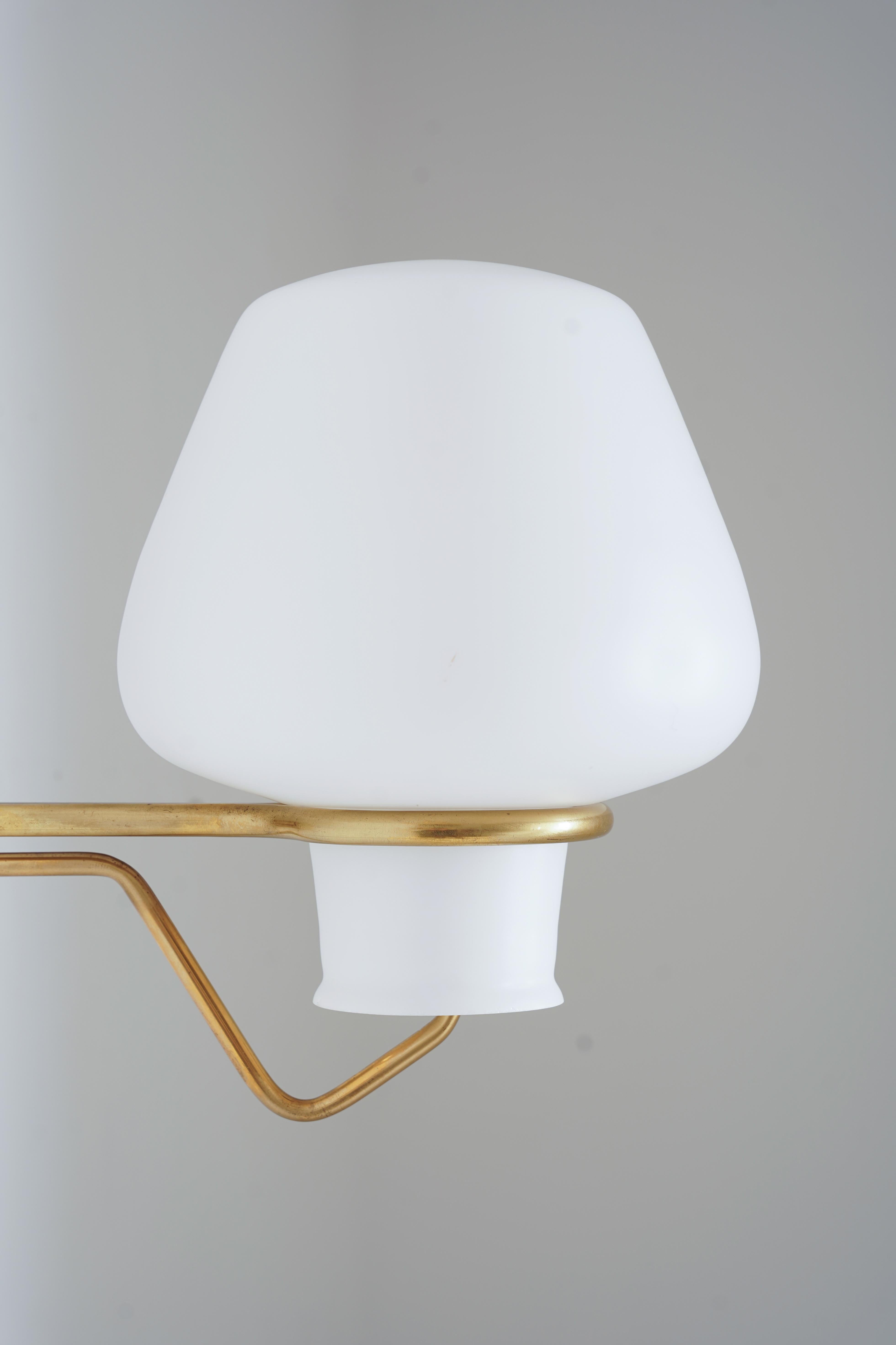 Brass Swedish Modern Wall Lamps by Gunnar Asplund for ASEA