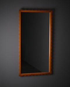 Miroir mural moderne suédois par Fröseke, années 1940