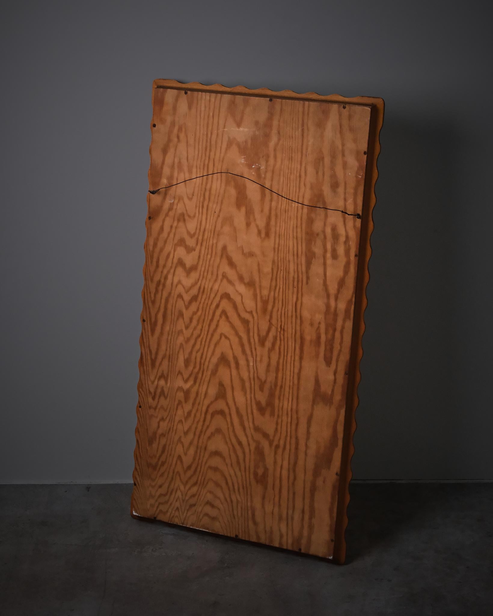Swedish modern wall mirror by Fröseke, 1940s For Sale 2