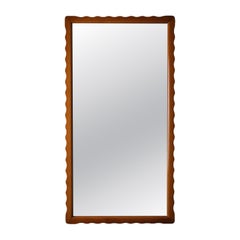 Swedish modern wall mirror by Fröseke, 1940s
