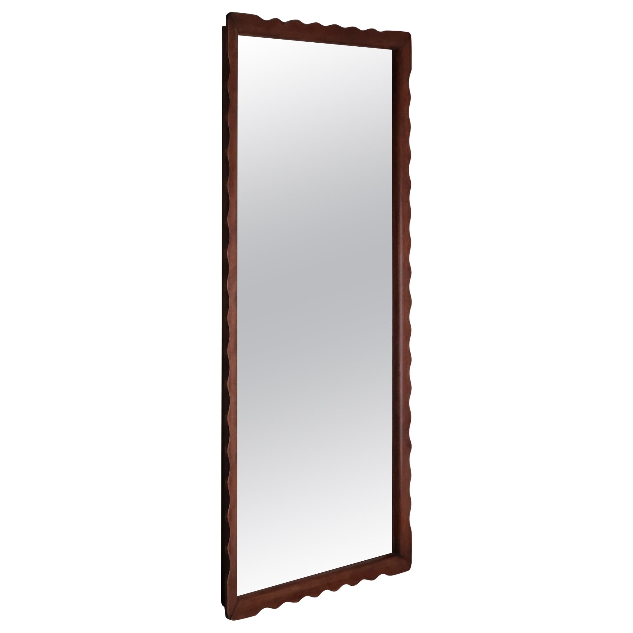 Swedish modern wall mirror by Fröseke, 1940s