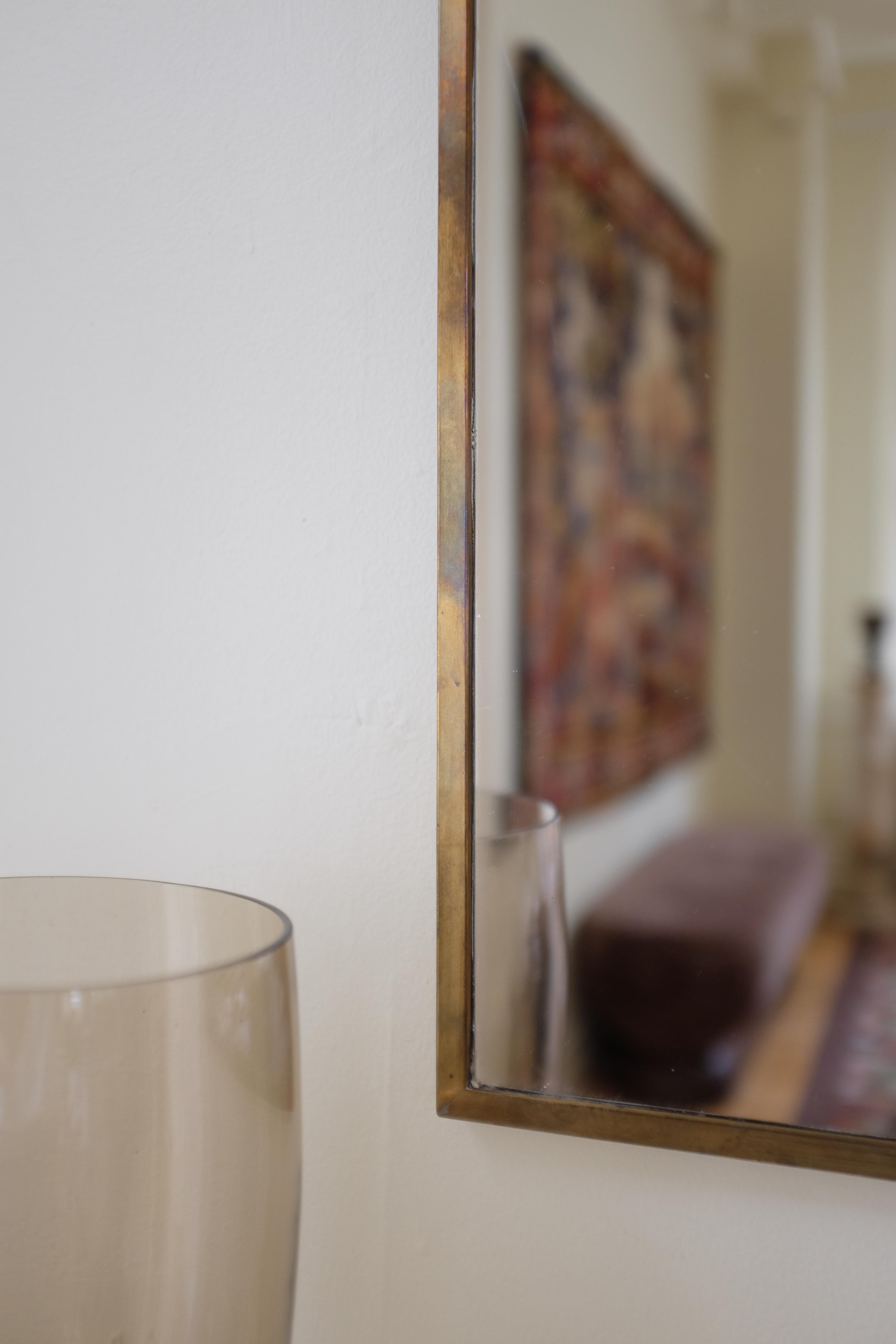 Metà XX secolo Swedish Modern Wall Mirror in vendita