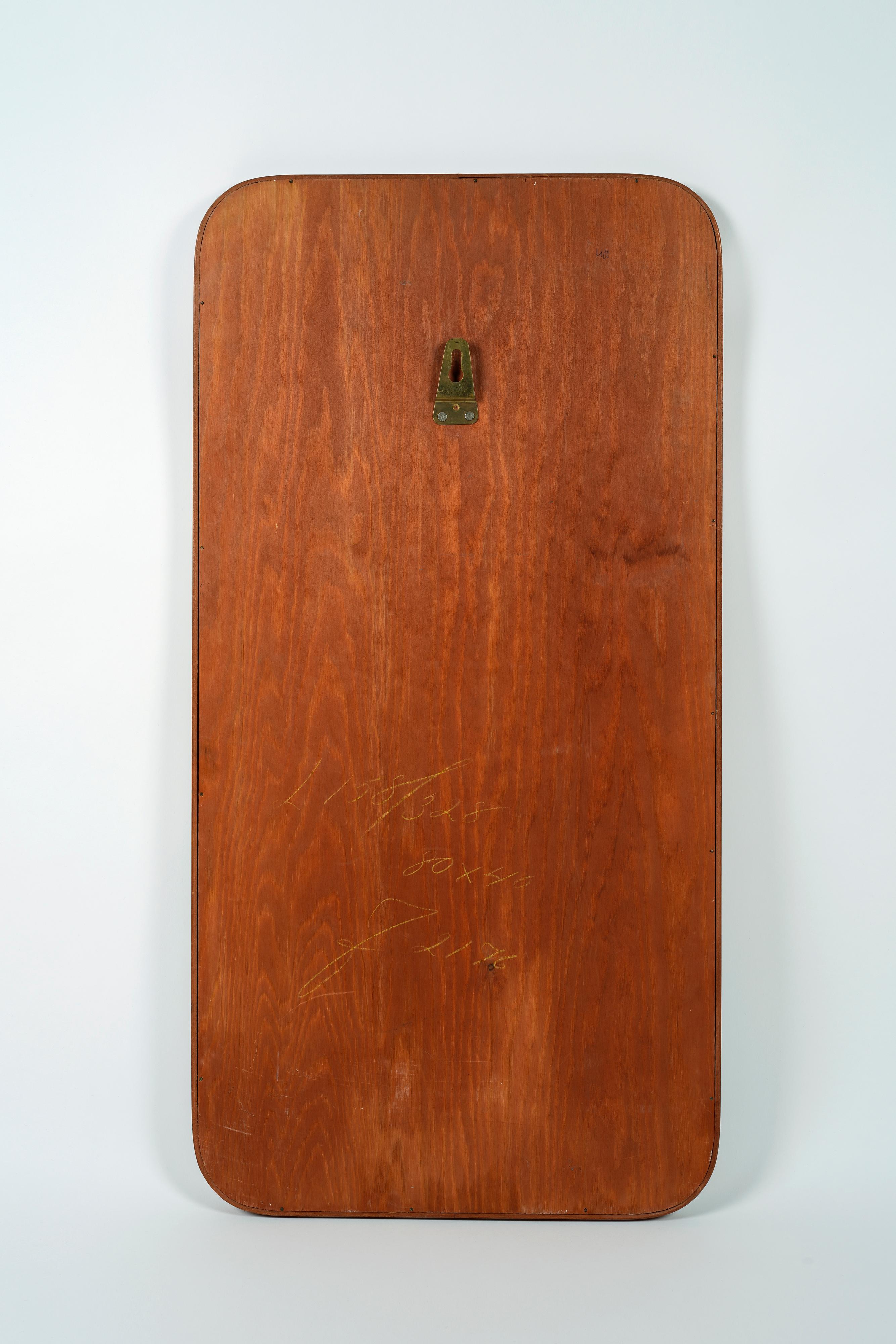 Swedish modern wall mirror, unknown designer, 1940s In Good Condition For Sale In Påarp, SE