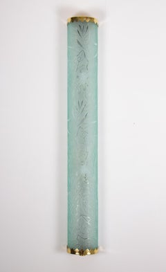 Swedish Modern Wall Sconce in Brass and Glass by Carl Erik Bodén for Glössner