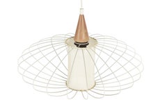 Lampe Ufo suédoise moderne en fil de fer