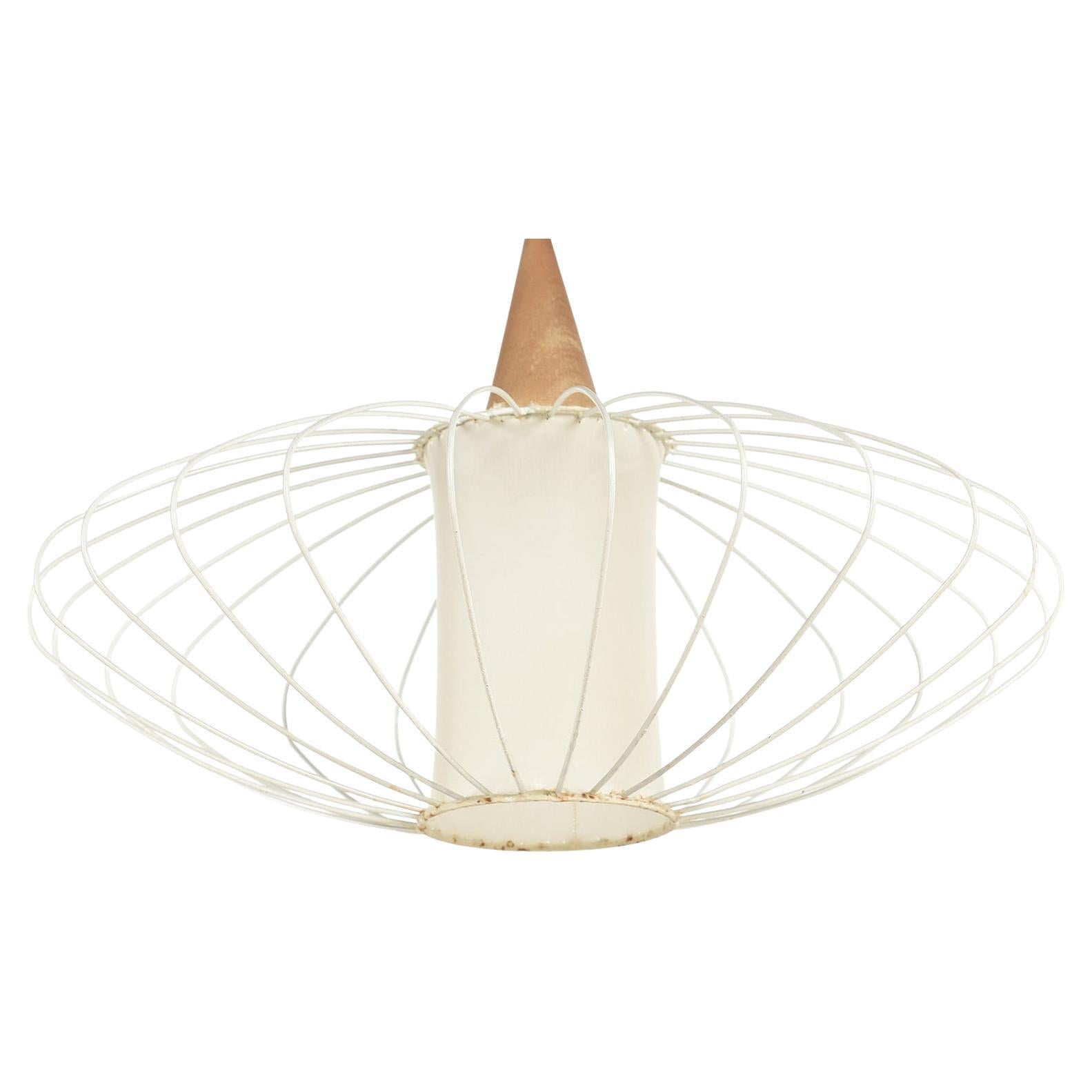 Swedish Modern Wire Ufo Lamp For Sale