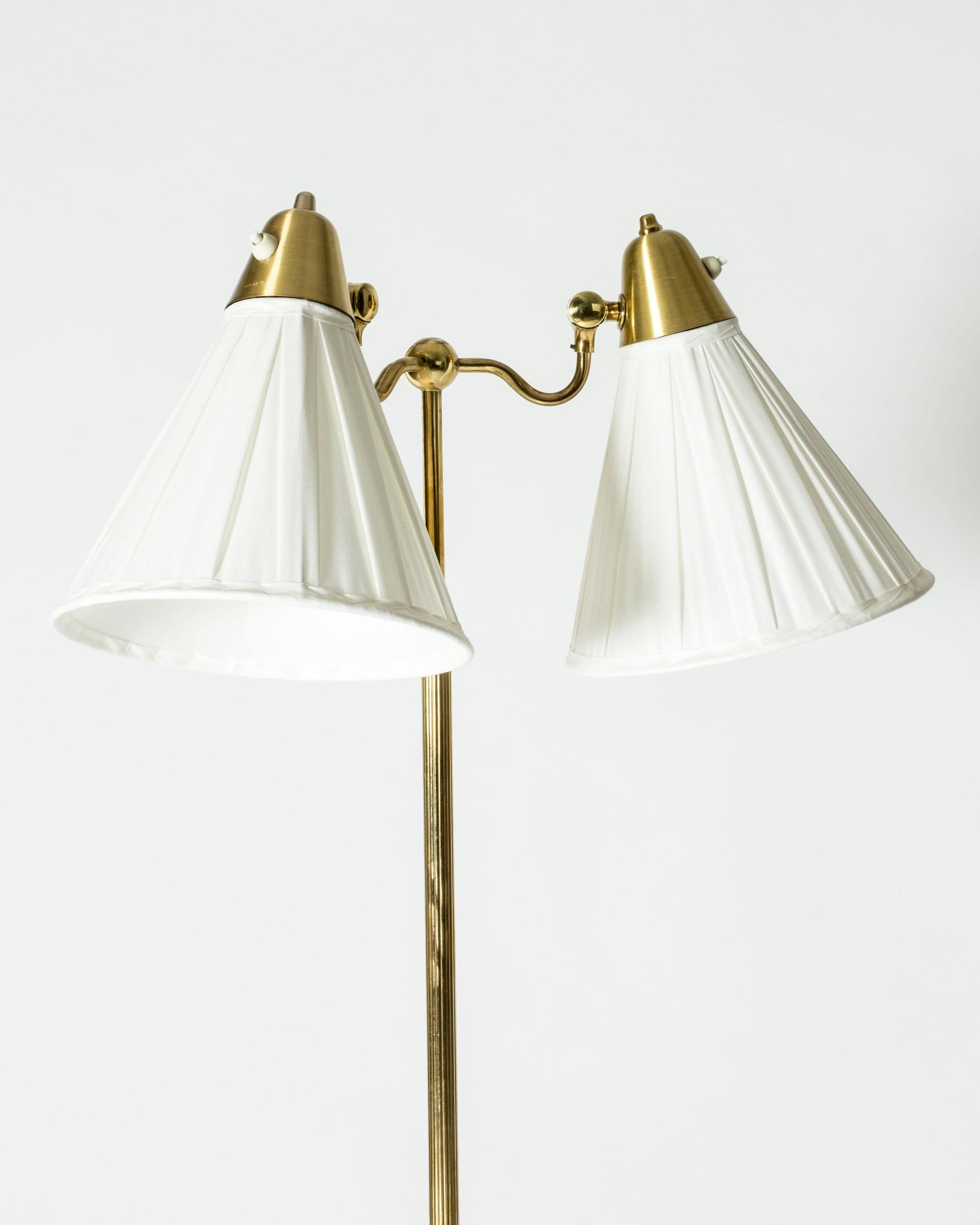 Scandinave moderne Lampadaire moderniste suédois, AB Armaturhantverk, Suède, années 1940 en vente
