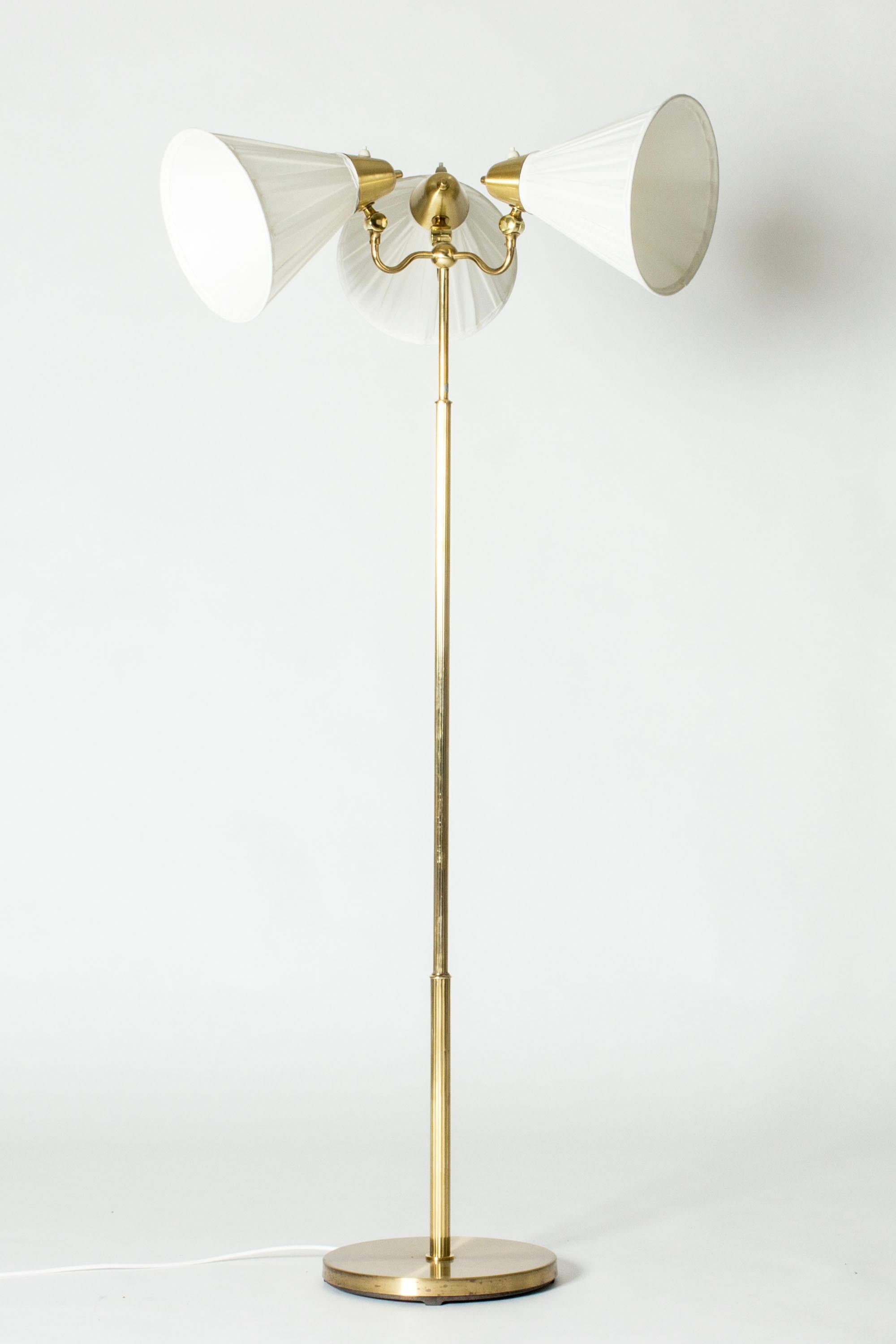 Suédois Lampadaire moderniste suédois, AB Armaturhantverk, Suède, années 1940 en vente