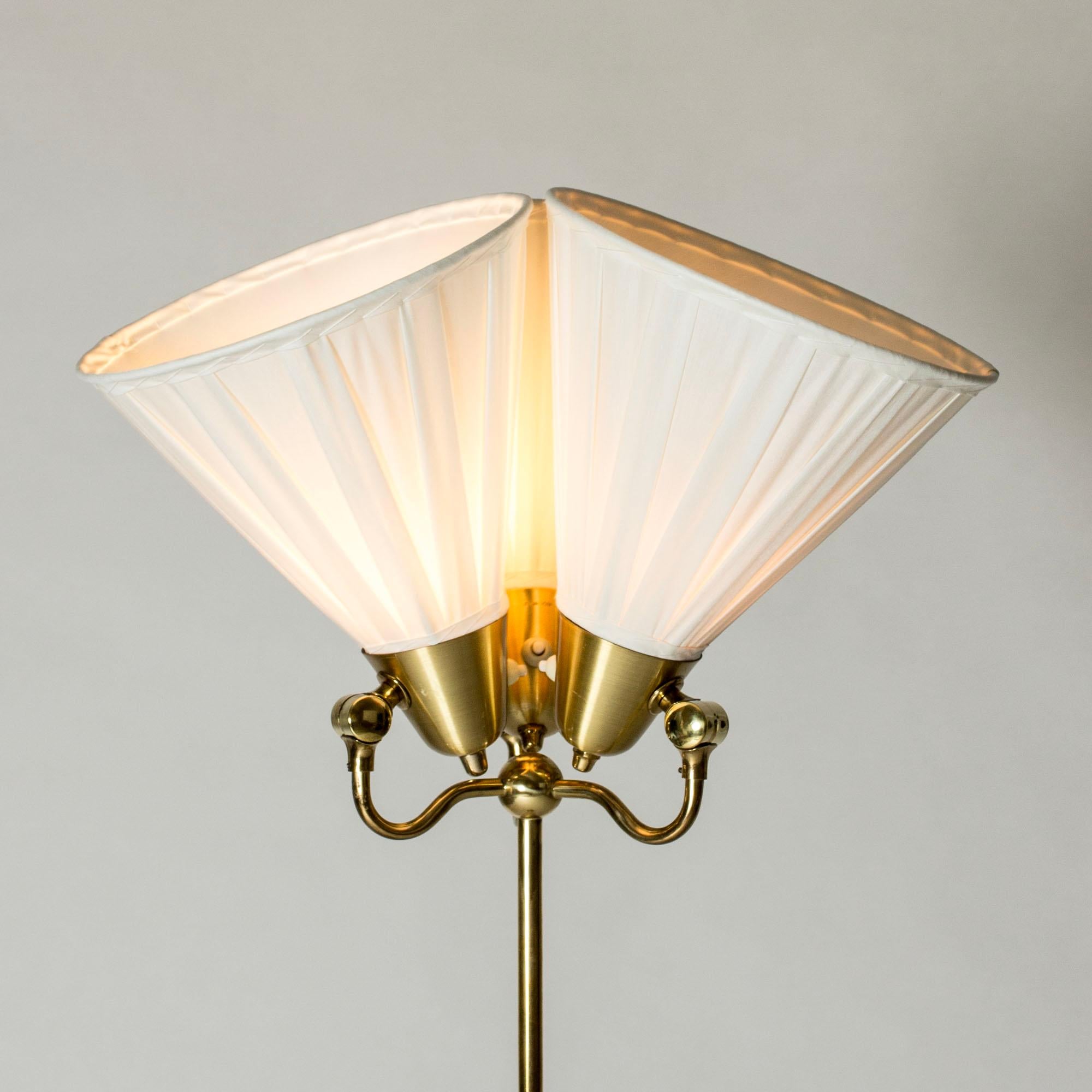 Lampadaire moderniste suédois, AB Armaturhantverk, Suède, années 1940 en vente 1