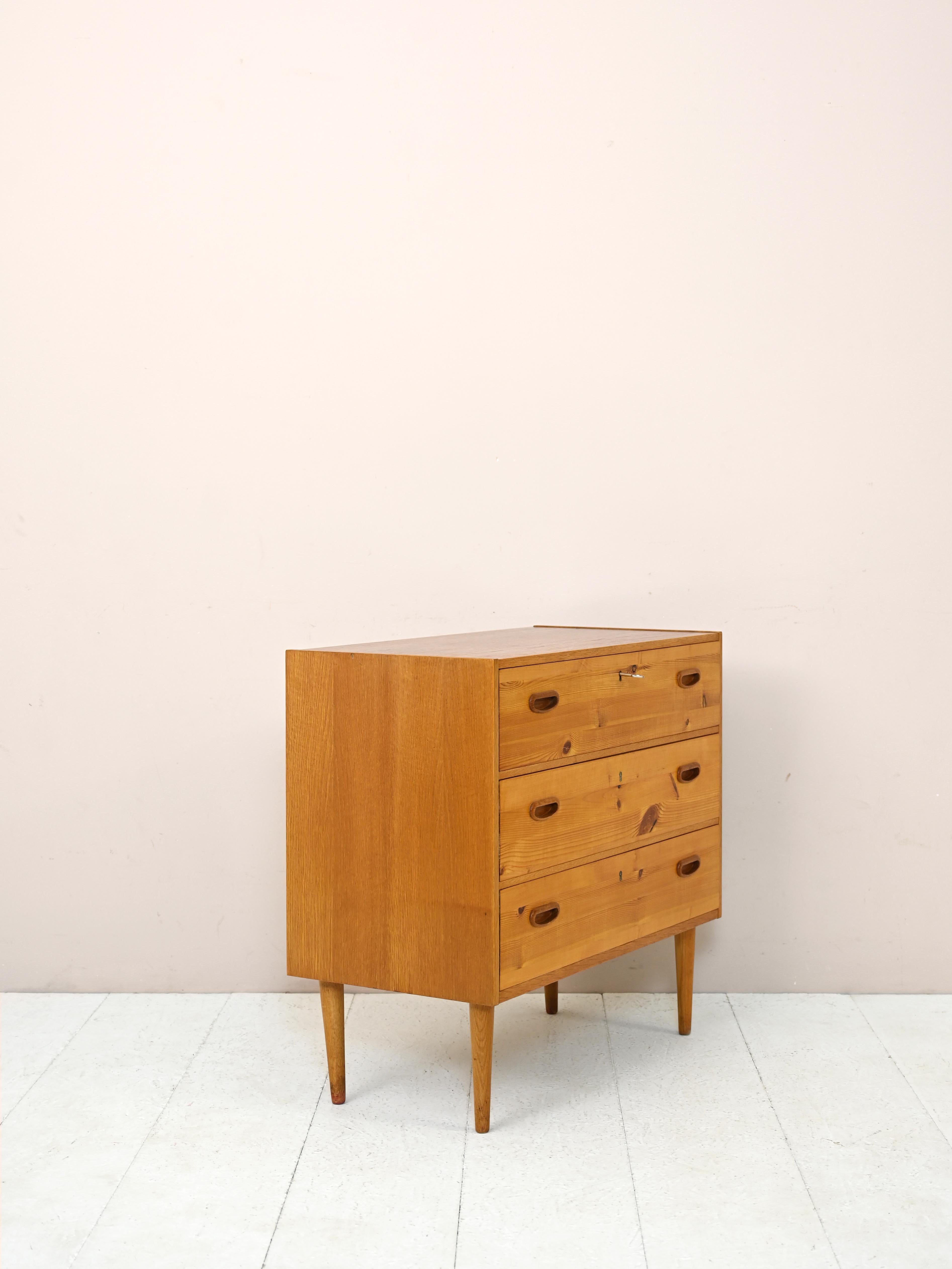 Scandinavian Modern Swedish Modernist Chest of Drawers from the 1960s For Sale