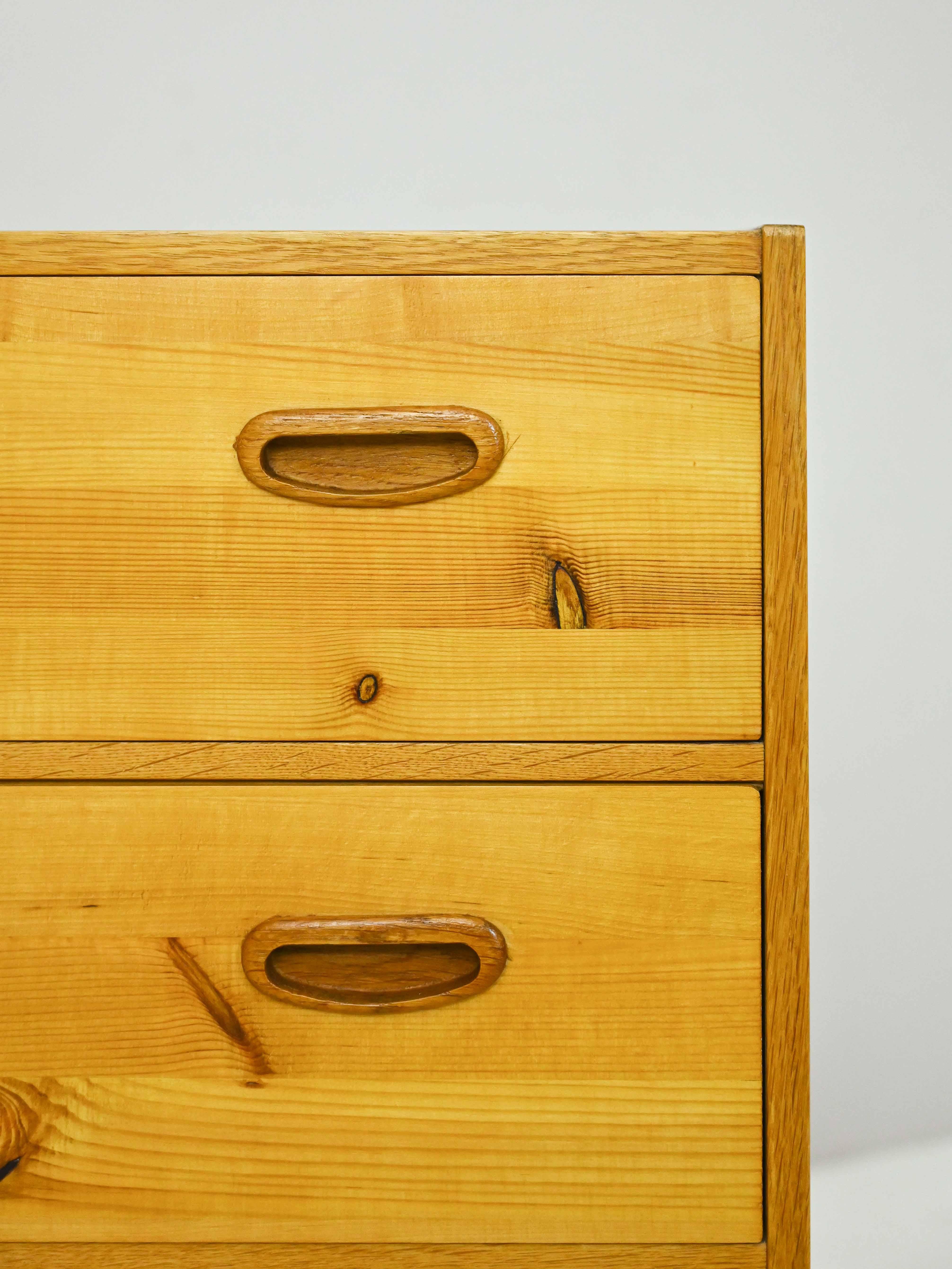 Teak Swedish Modernist Chest of Drawers from the 1960s For Sale