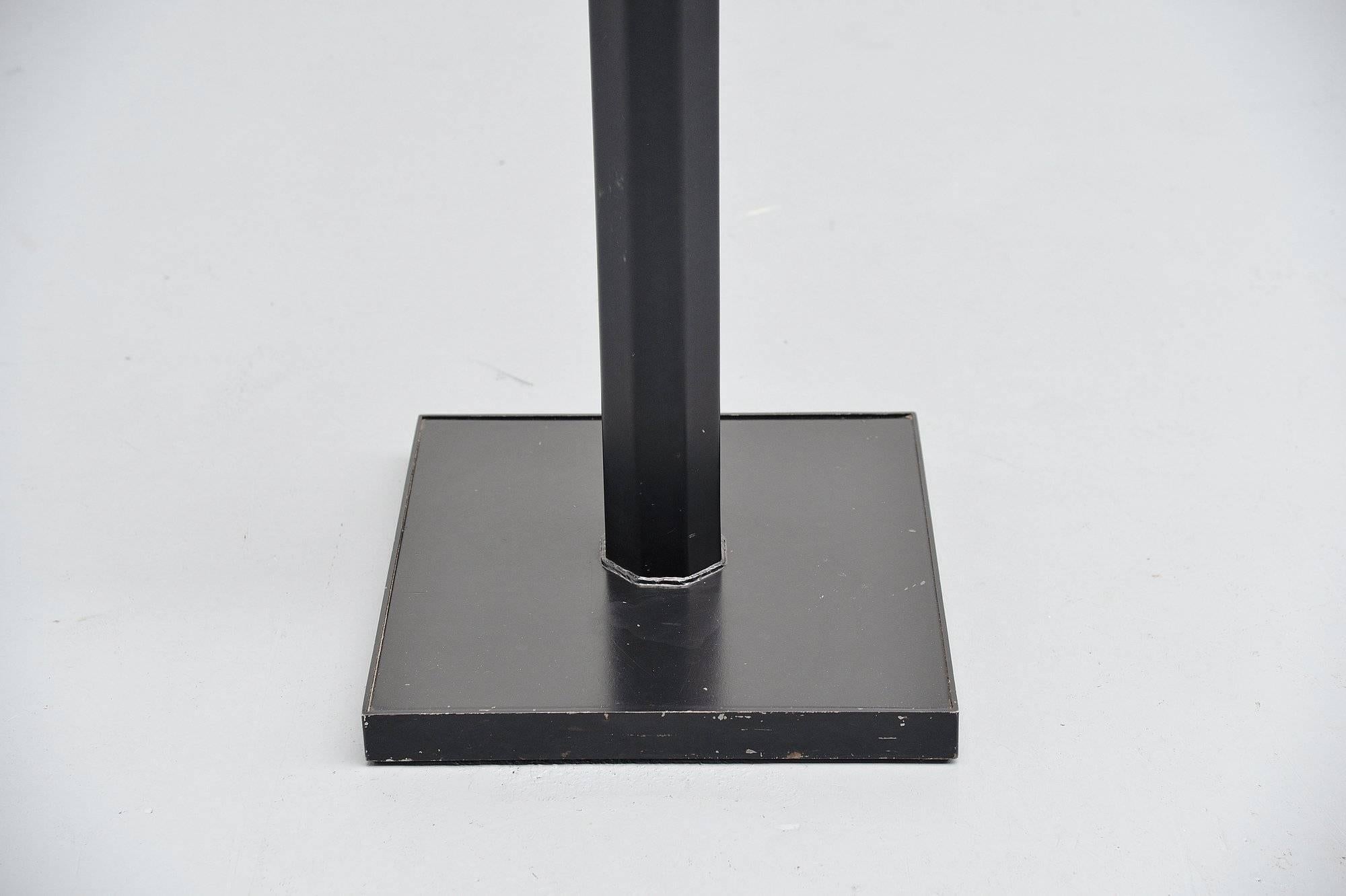 Cold-Painted Swedish Modernist Coat Stand in Pinewood, 1960