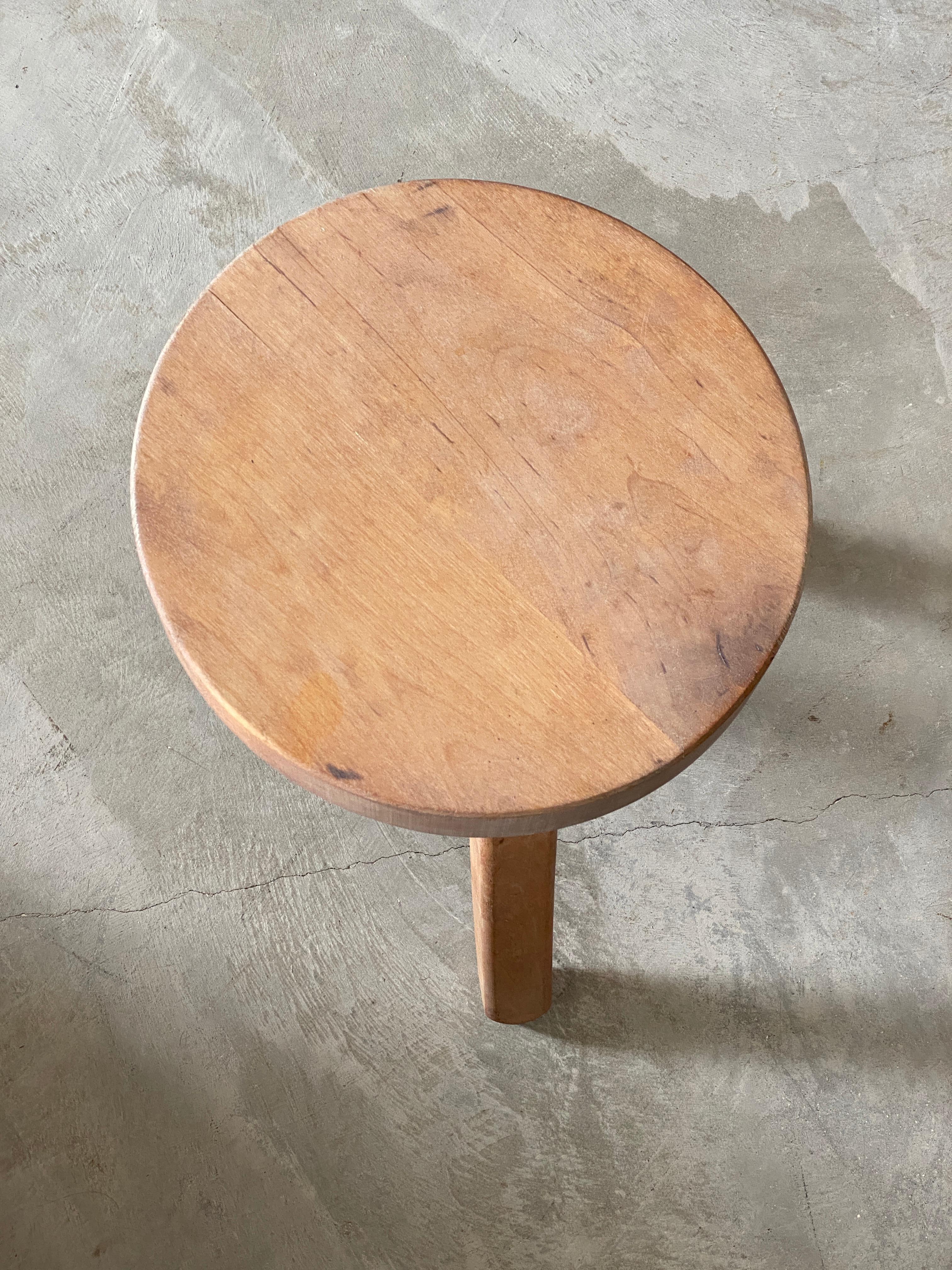 Swedish Modernist Designer, Minimalist Stools, Birch, 1970s In Good Condition In High Point, NC