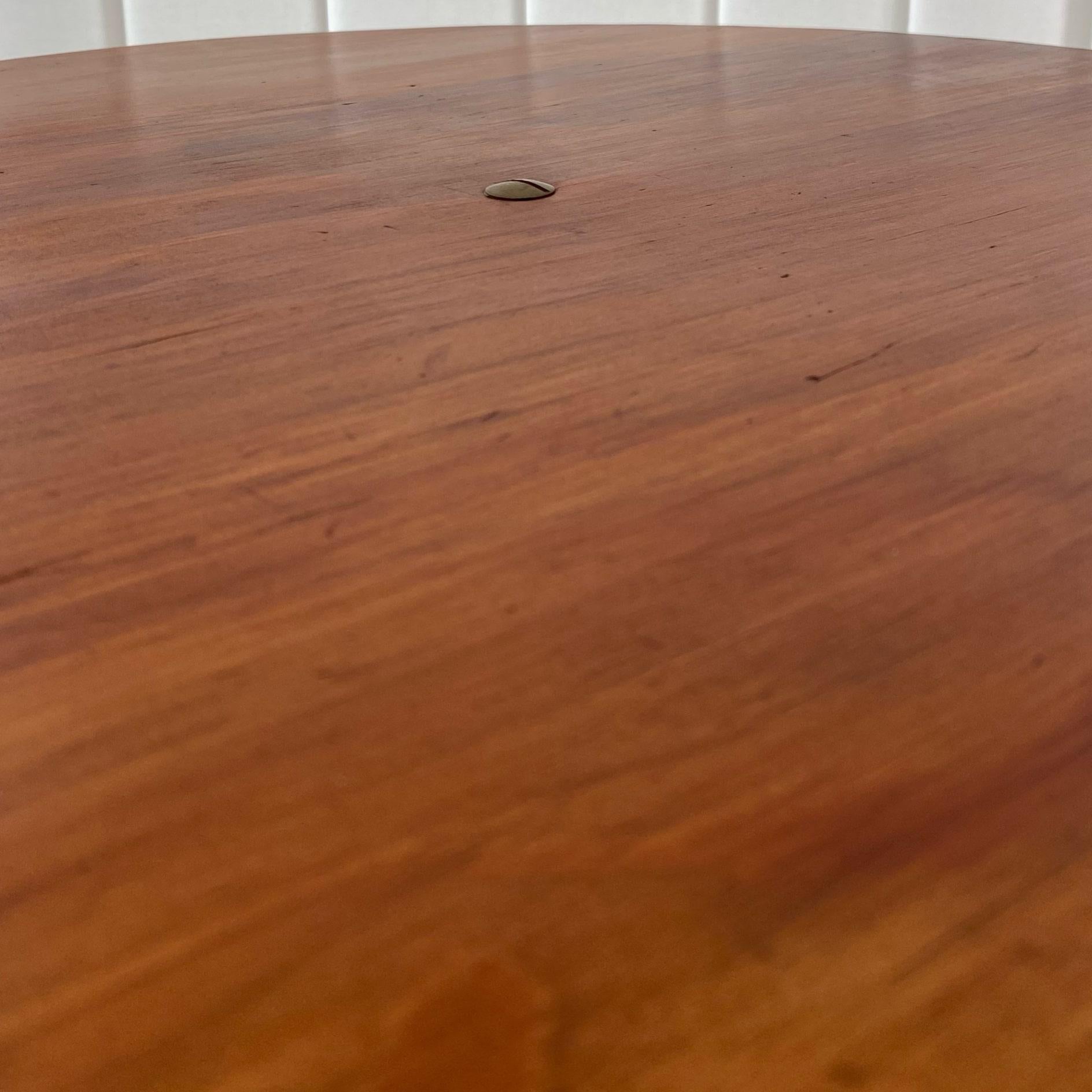 Swedish modernist pinewood mushroom side table by Martin Åberg, Servex, 1960s 4