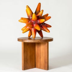 Scultura modernista svedese di riccio di Hans Hedberg, Biot, Francia