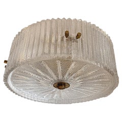 Swedish Molded Glass Fixture