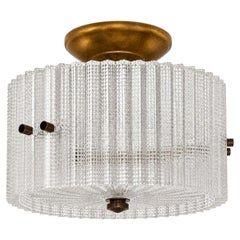 Swedish Molded Glass Fixture