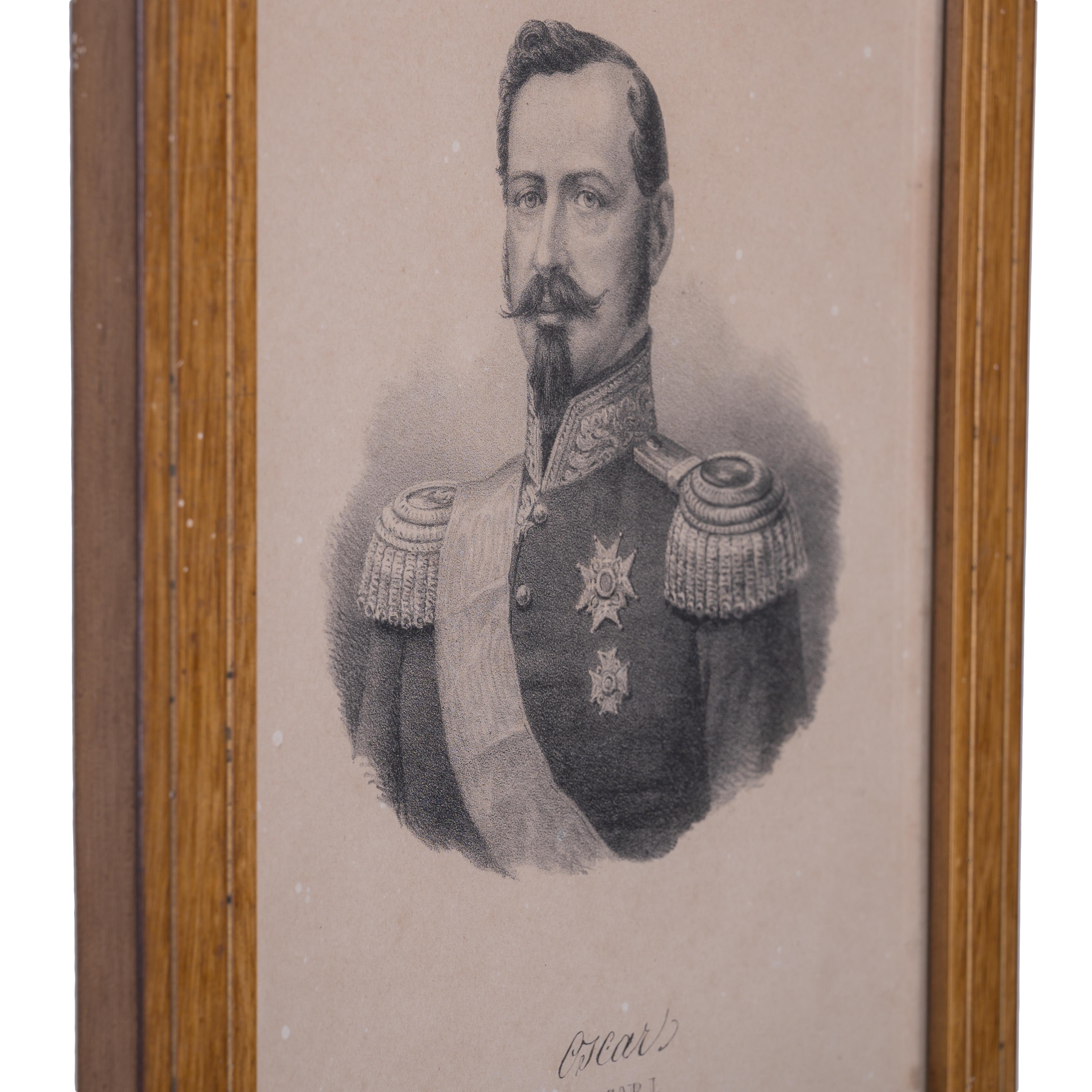 Swedish Monarchs - Set of 4 Lithographs For Sale 1