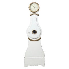 Schwedische Mora-Uhr Antike Weißgold Erweiterte Glocke frühe 1800er Jahre A