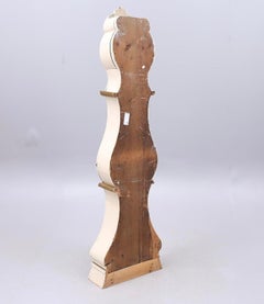 Swedish Mora Clock Antique White Svangd Model Early 1800s Antique A