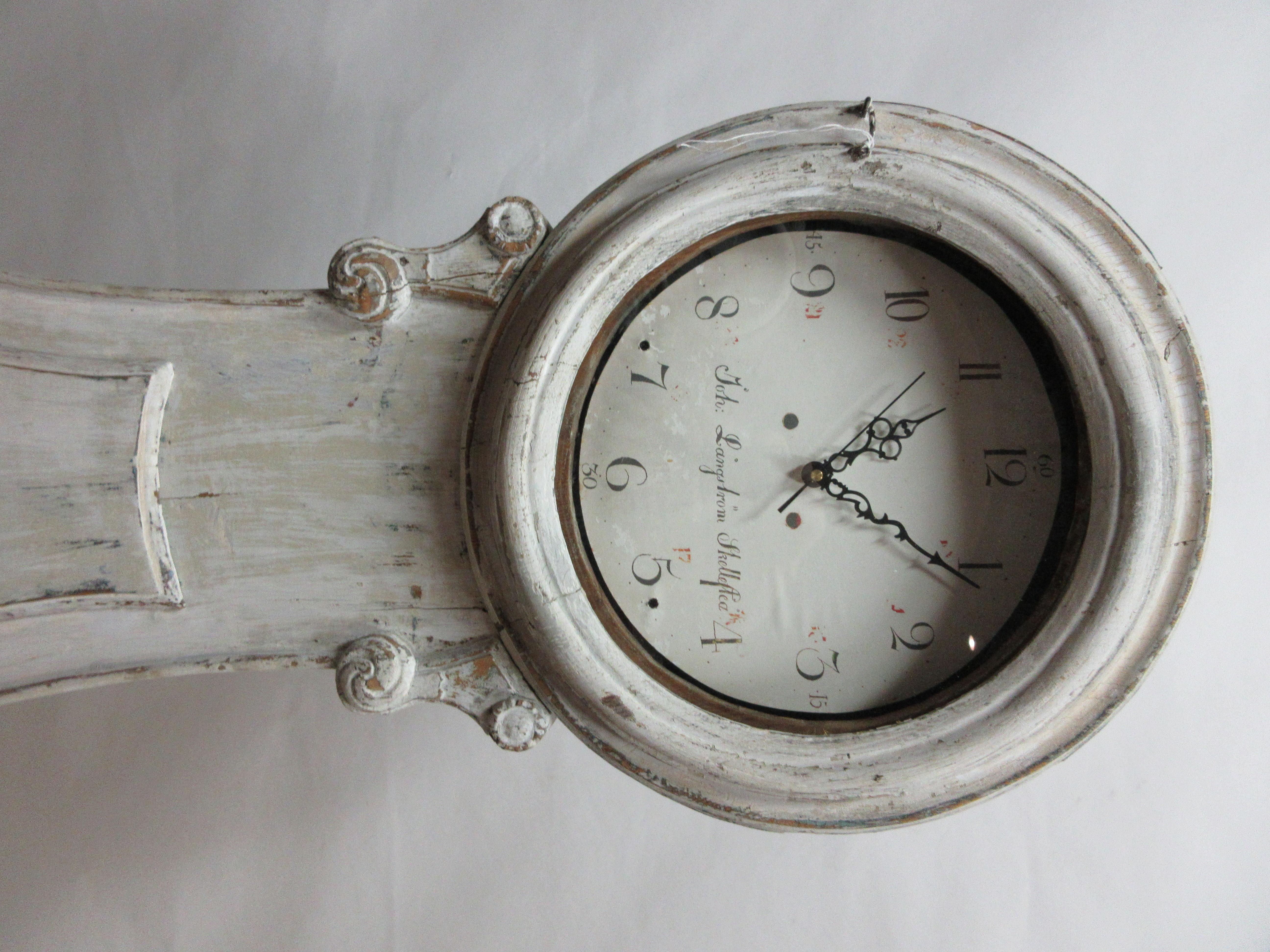 This is a 100% original painted Swedish Mora clock, 