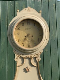 Swedish Mora Clock Fryksdal 1800s Marriage Clock O Svensson Carl Norrel Antique