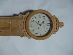 Swedish Mora Clock Natural Wood Fryksdhal Style