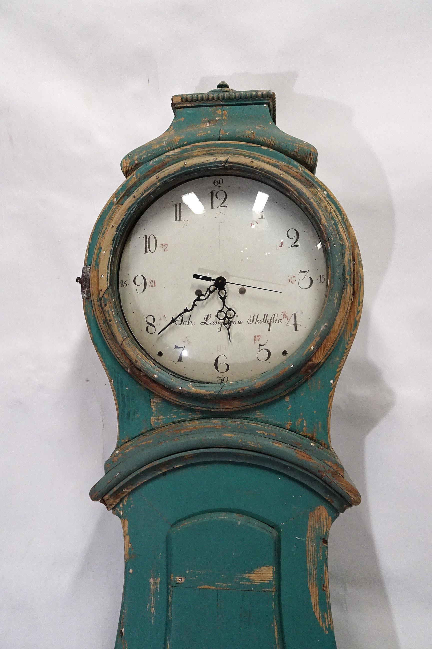 Schwedische Mora-Uhr „Norrland-Modell“ (Mittleres 19. Jahrhundert) im Angebot