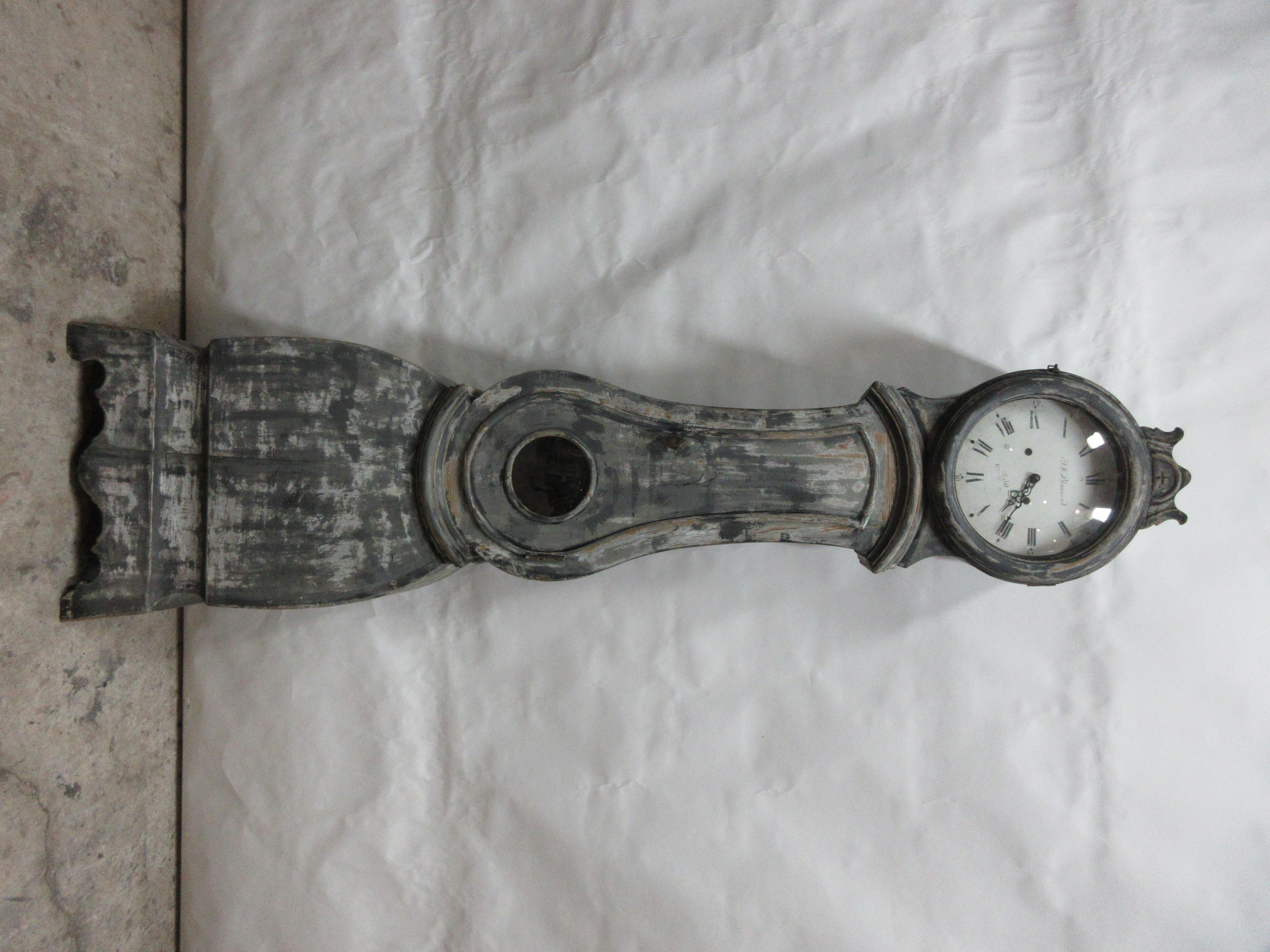 Country Swedish Mora Clock Norrlands Model 100% Original Paint