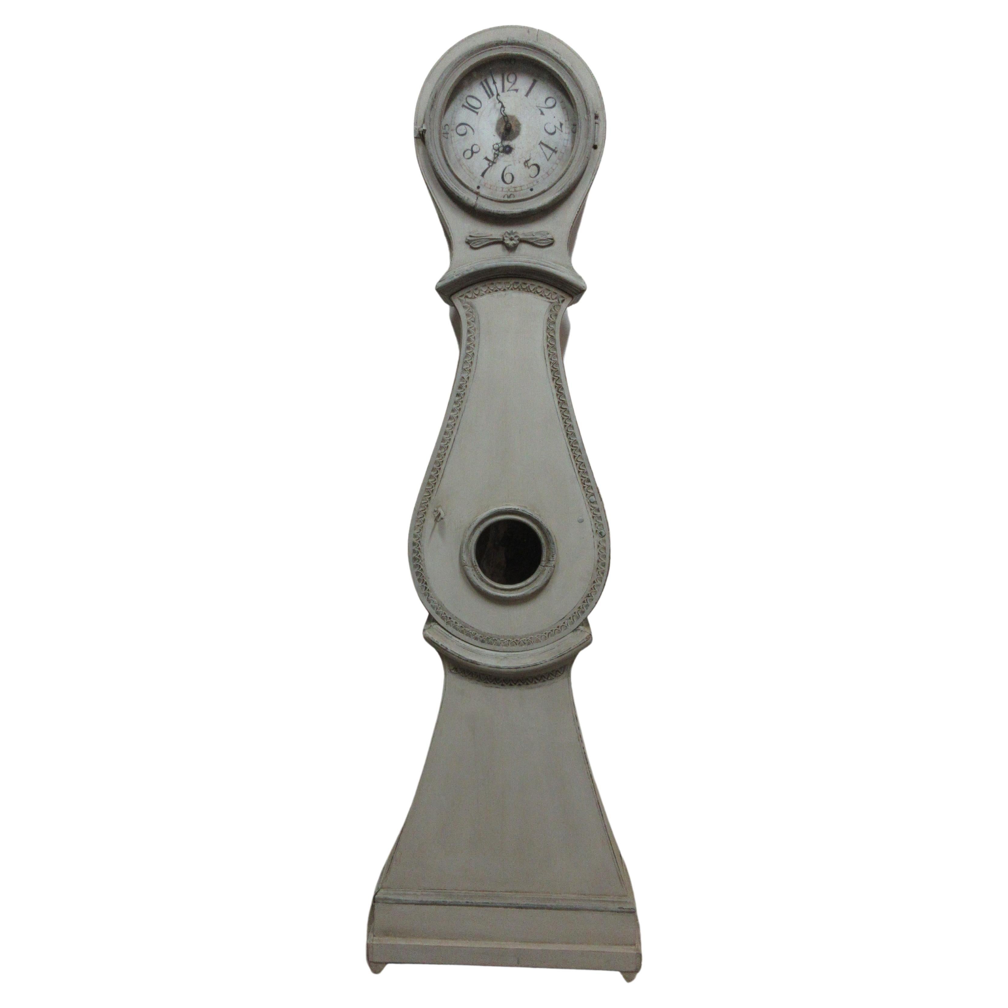 Swedish Mora Clock Norrlands Model Dated 1836 For Sale