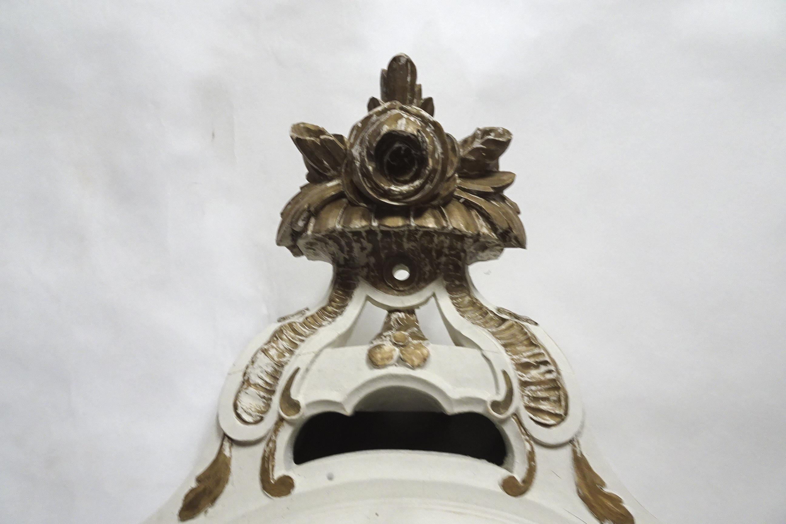 Swedish Mora Clock Rococo Model  In Good Condition For Sale In Hollywood, FL