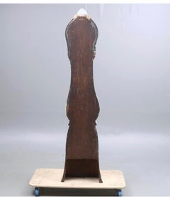 Reloj Sueco Mora Blanco Principios 1800 Antiguo Abuelo