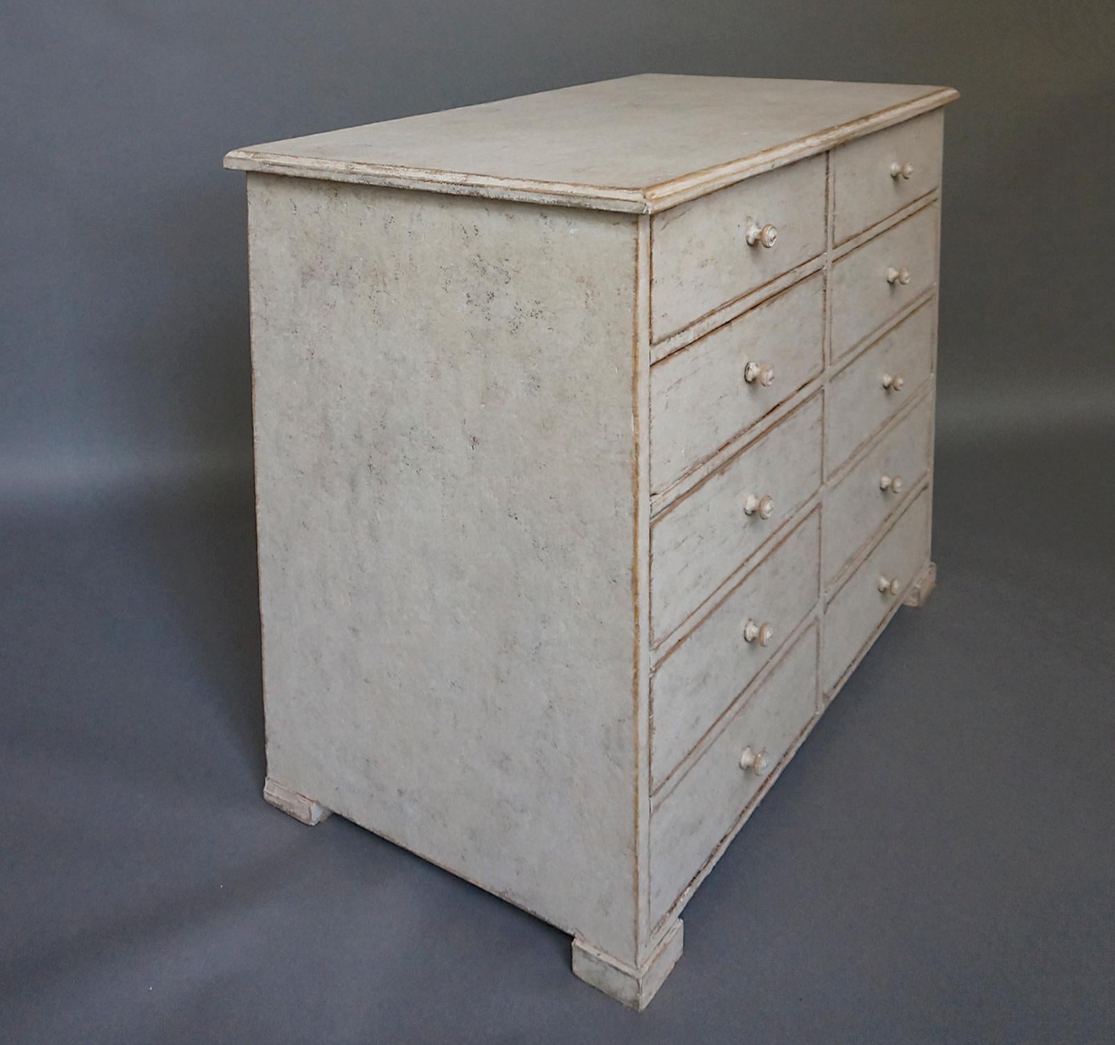 Country Swedish Multi-Drawer Cabinet