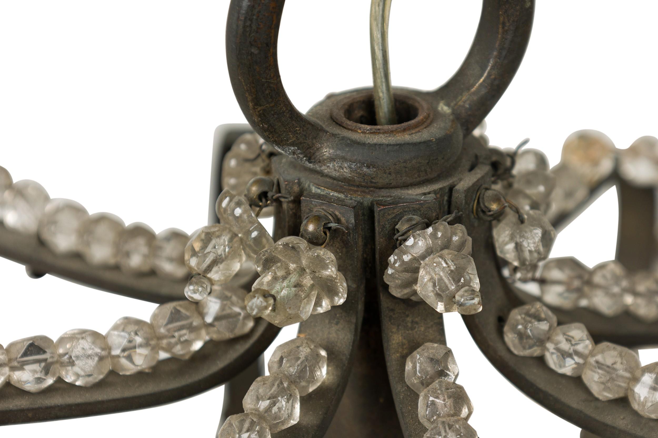 Swedish Neo-Classic Early 19th Century Crystal Chandelier For Sale 1