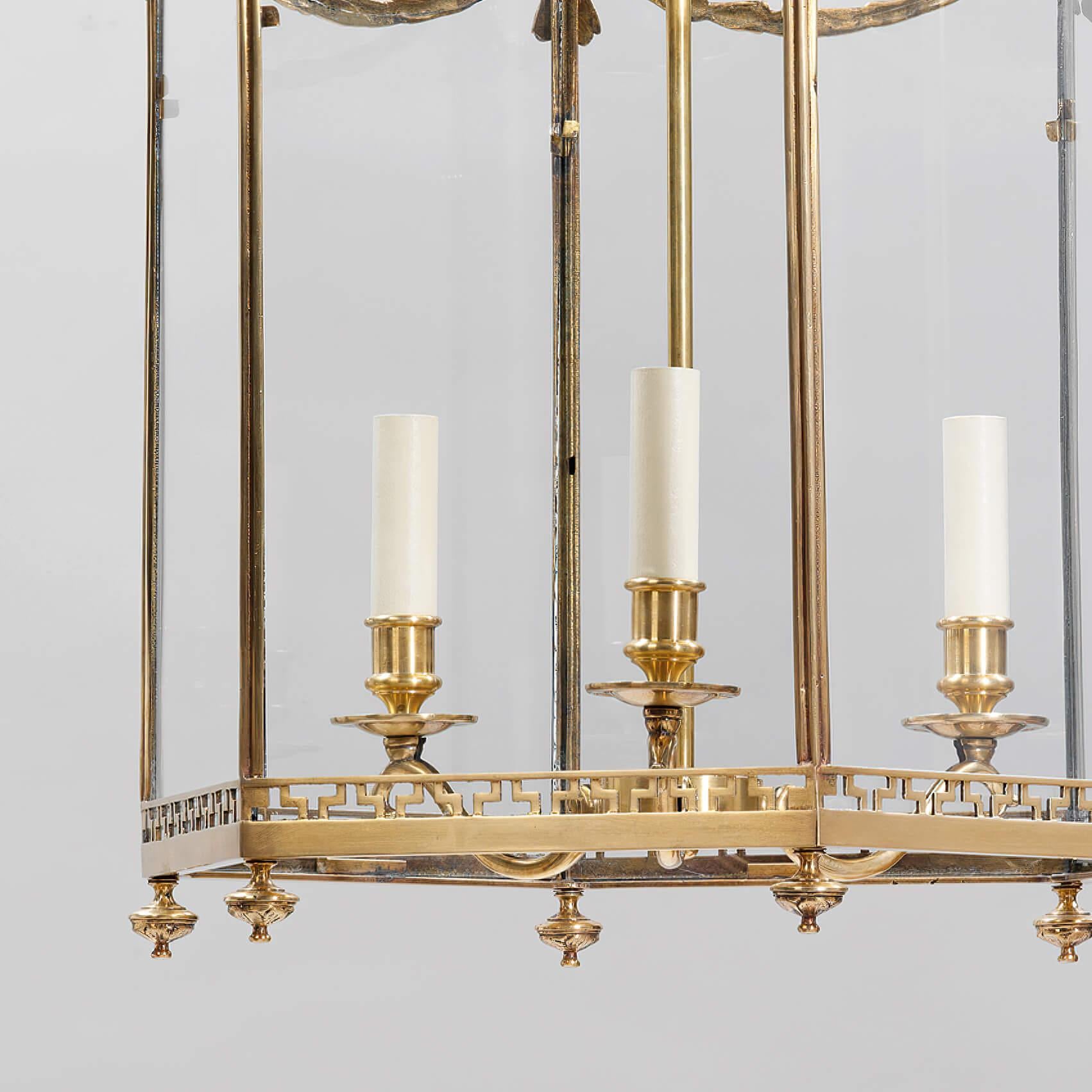English Swedish Neoclassic Lantern For Sale