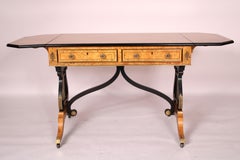 Swedish Neo Classical Style Writing / Sofa Table Made by Baker Furniture