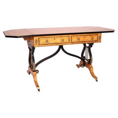 Swedish Neo Classical Style Writing / Sofa Table Made by Baker Furniture