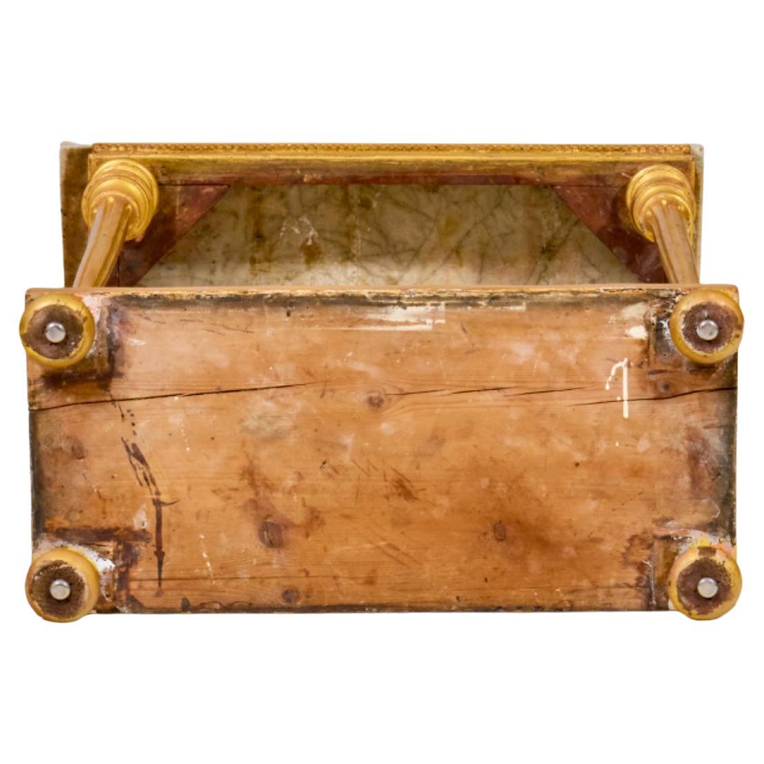Schwedischer Konsolentisch aus Giltwood im neoklassischen Stil 1