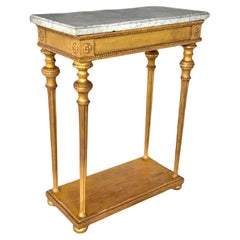 Schwedischer Konsolentisch aus Giltwood im neoklassischen Stil