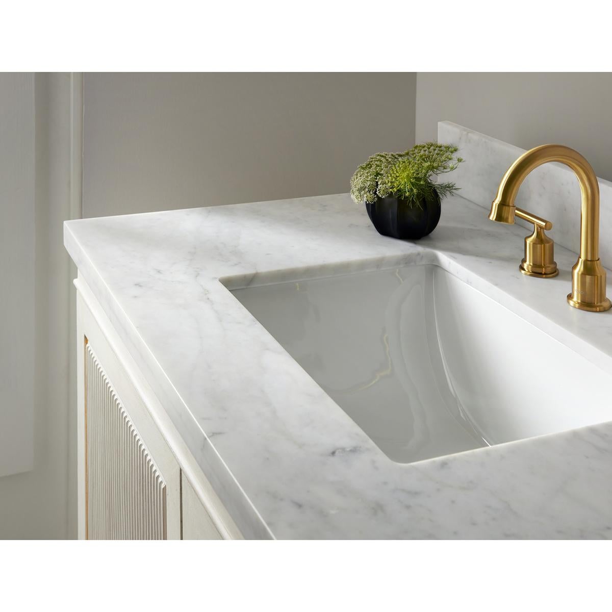 Schwedischer Marmor-Waschtisch im neoklassischen Stil (Gustavianisch) im Angebot