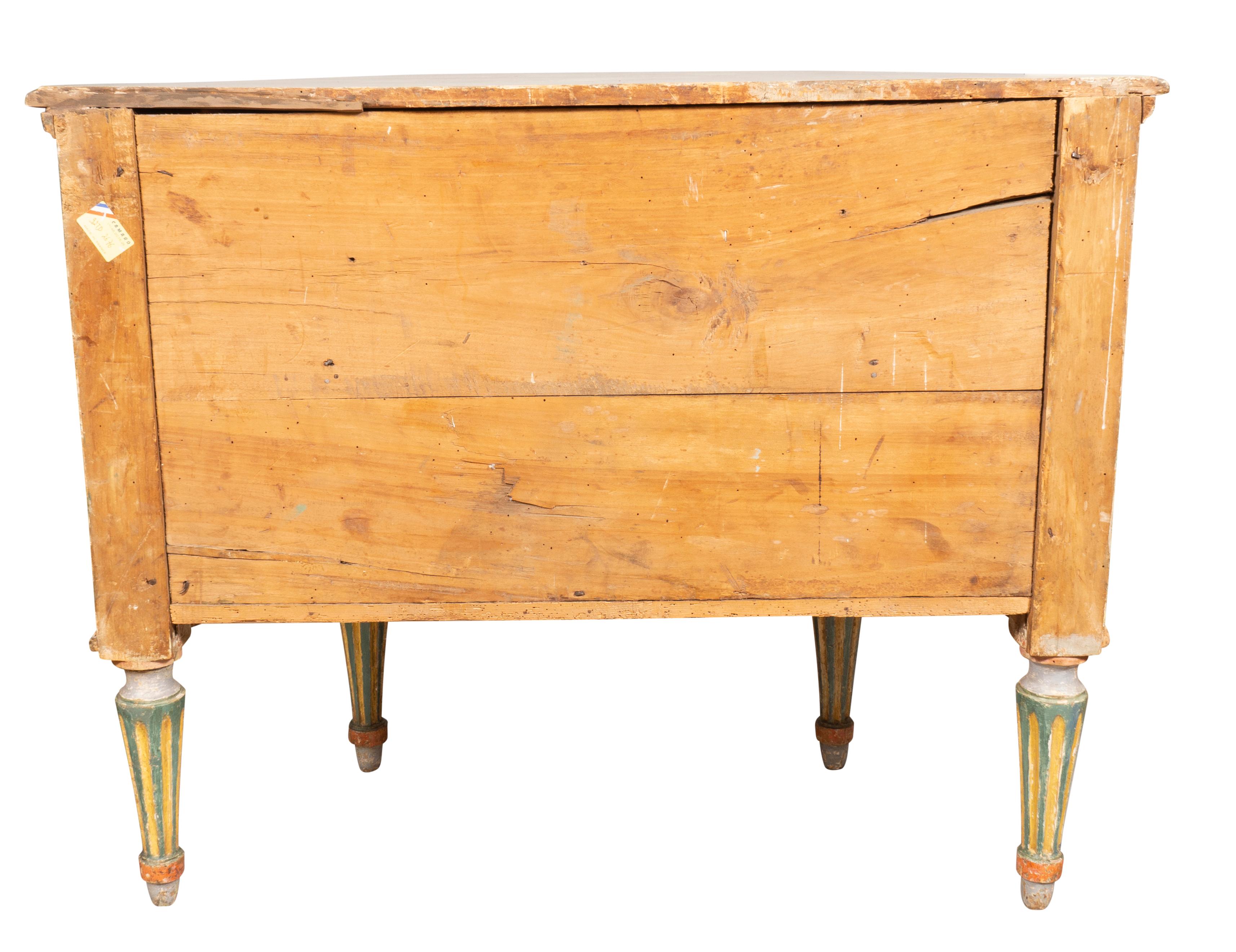 Italian Neoclassic Painted Commode For Sale 1