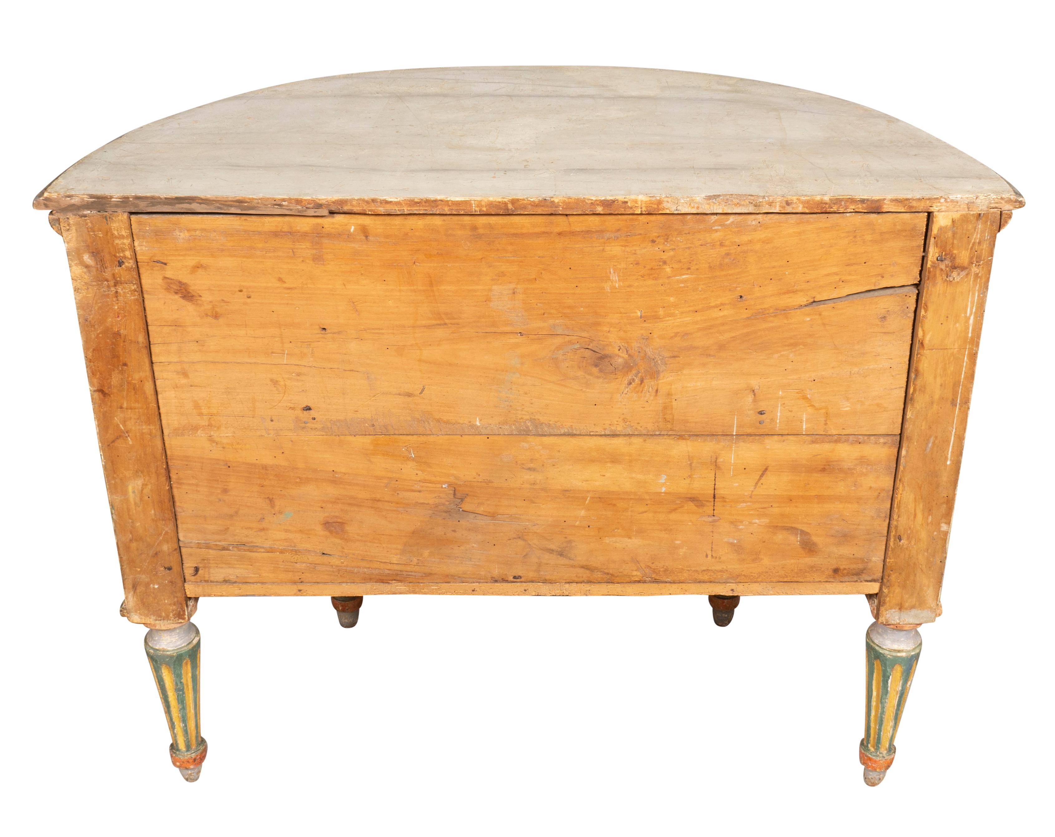 Italian Neoclassic Painted Commode For Sale 2