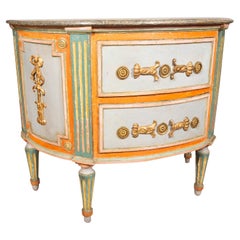 Commode italienne peinte néoclassique