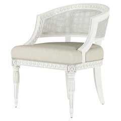 Swedish Neoclassic Style Painted Armchair