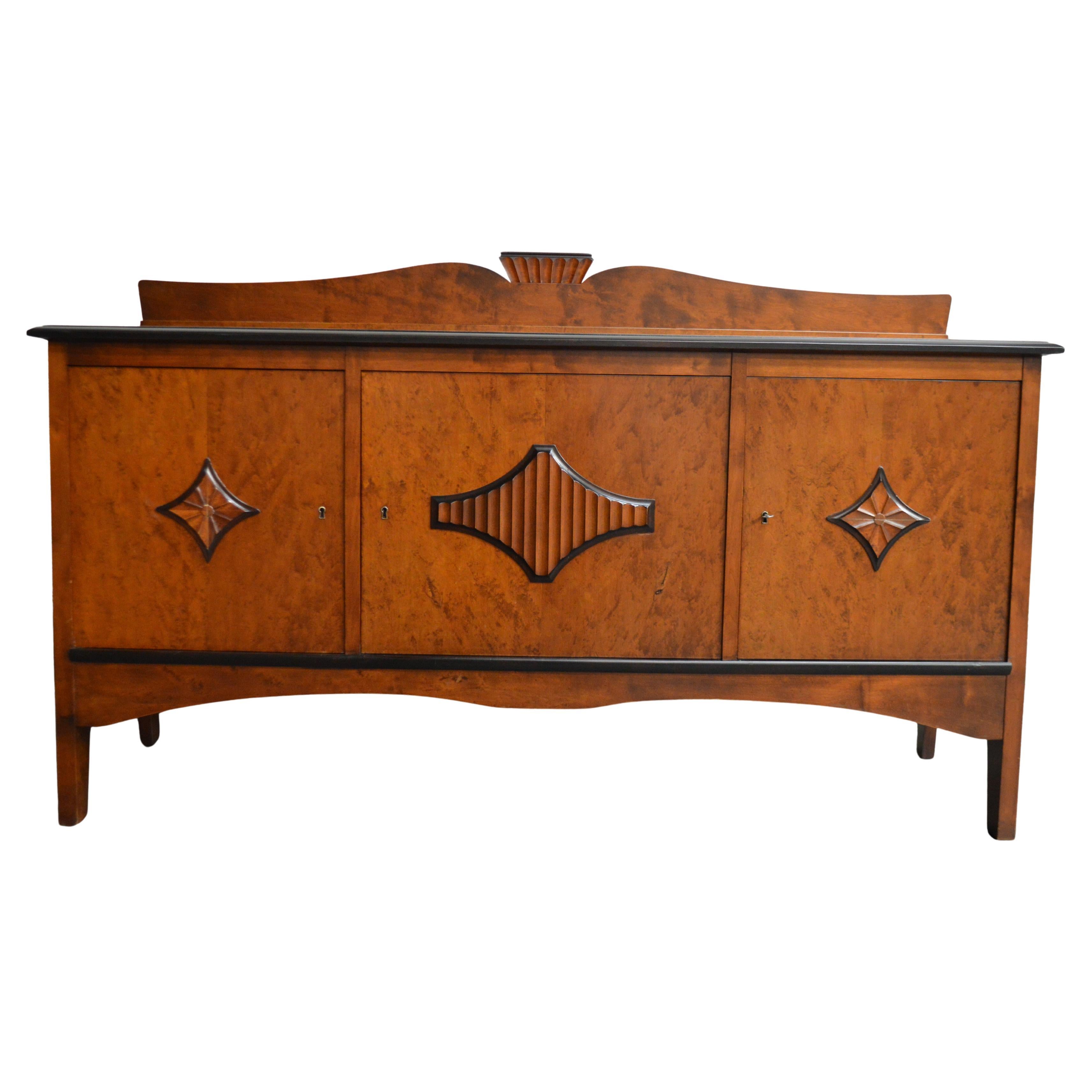 Schwedische neoklassizistische Buffet-Sideboard-Anrichte