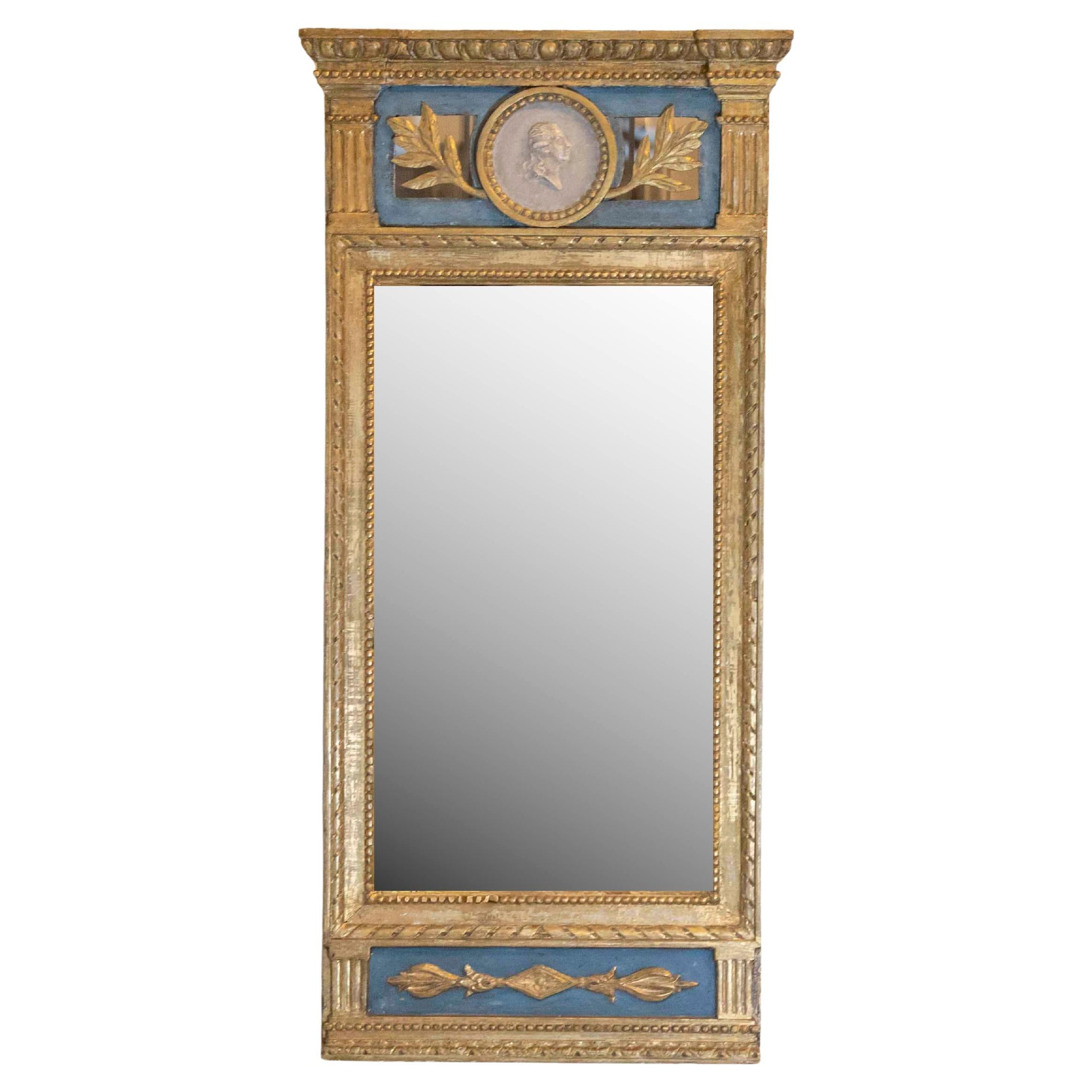 Specchio neoclassico svedese, CIRCA 1810