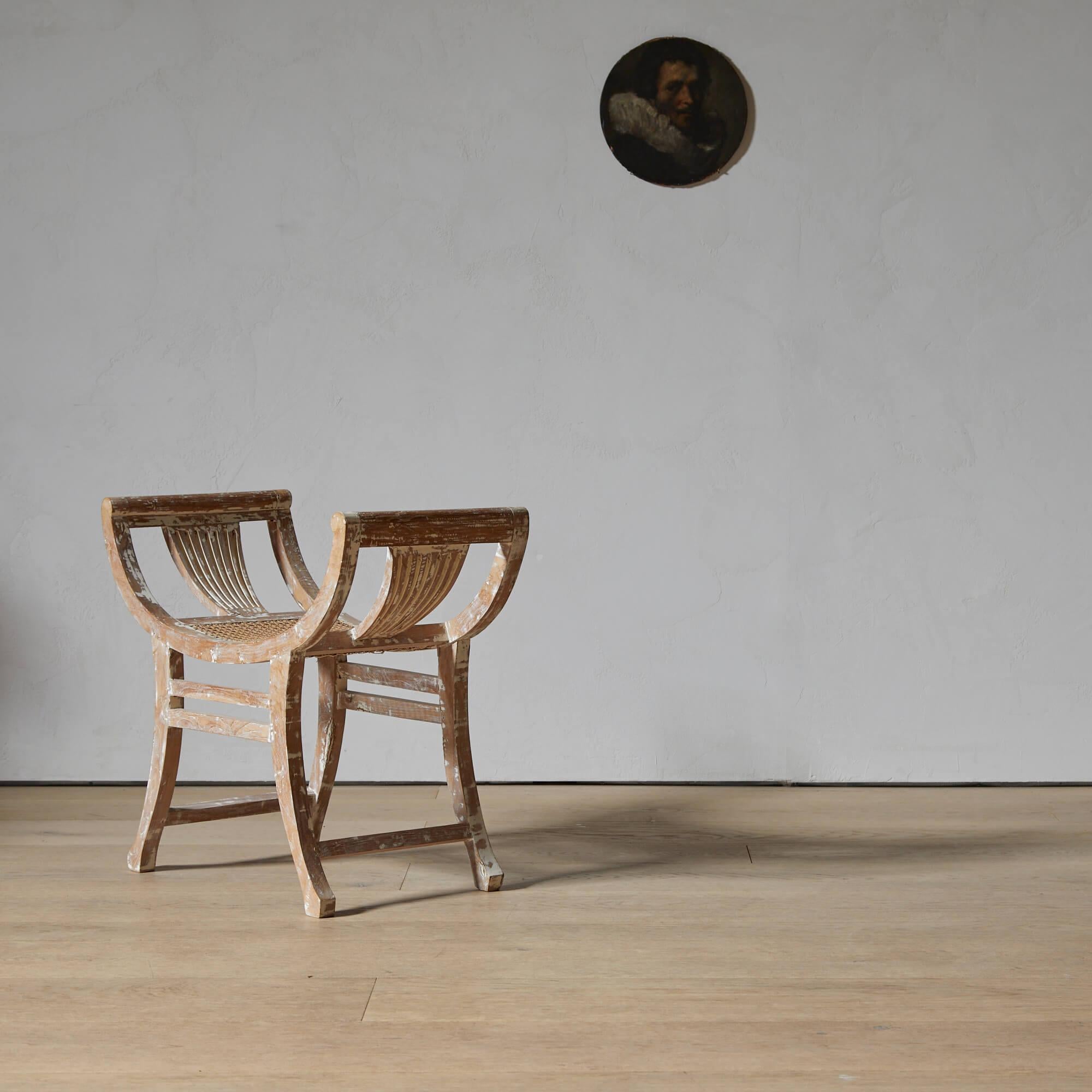 Swedish Neoclassical Stool In Good Condition For Sale In Long Island City, NY