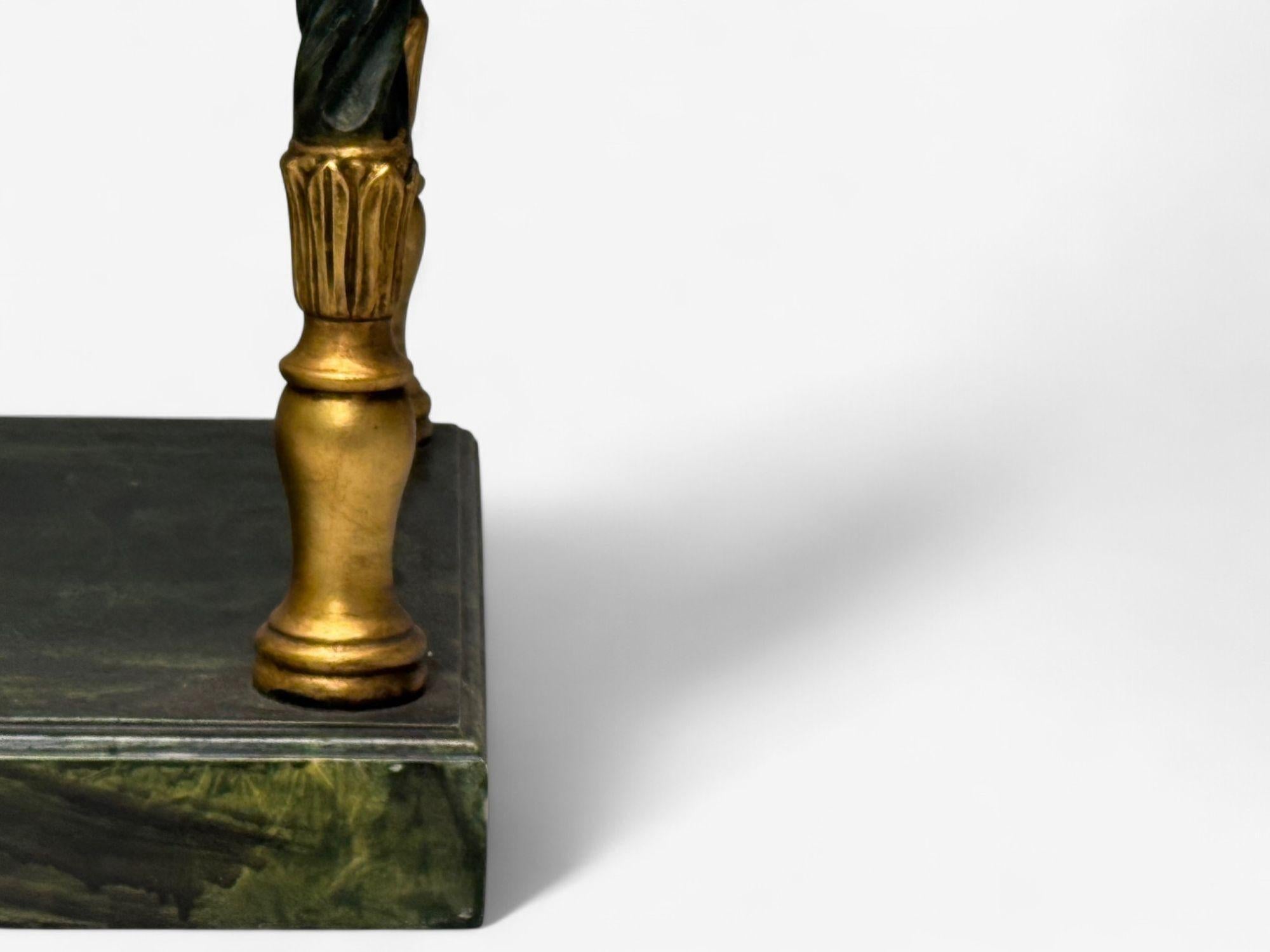 Schwedischer Neoklassizismus, Giltwood, Marmor, Konsolentische, Schweden, 20.Jh. im Angebot 3